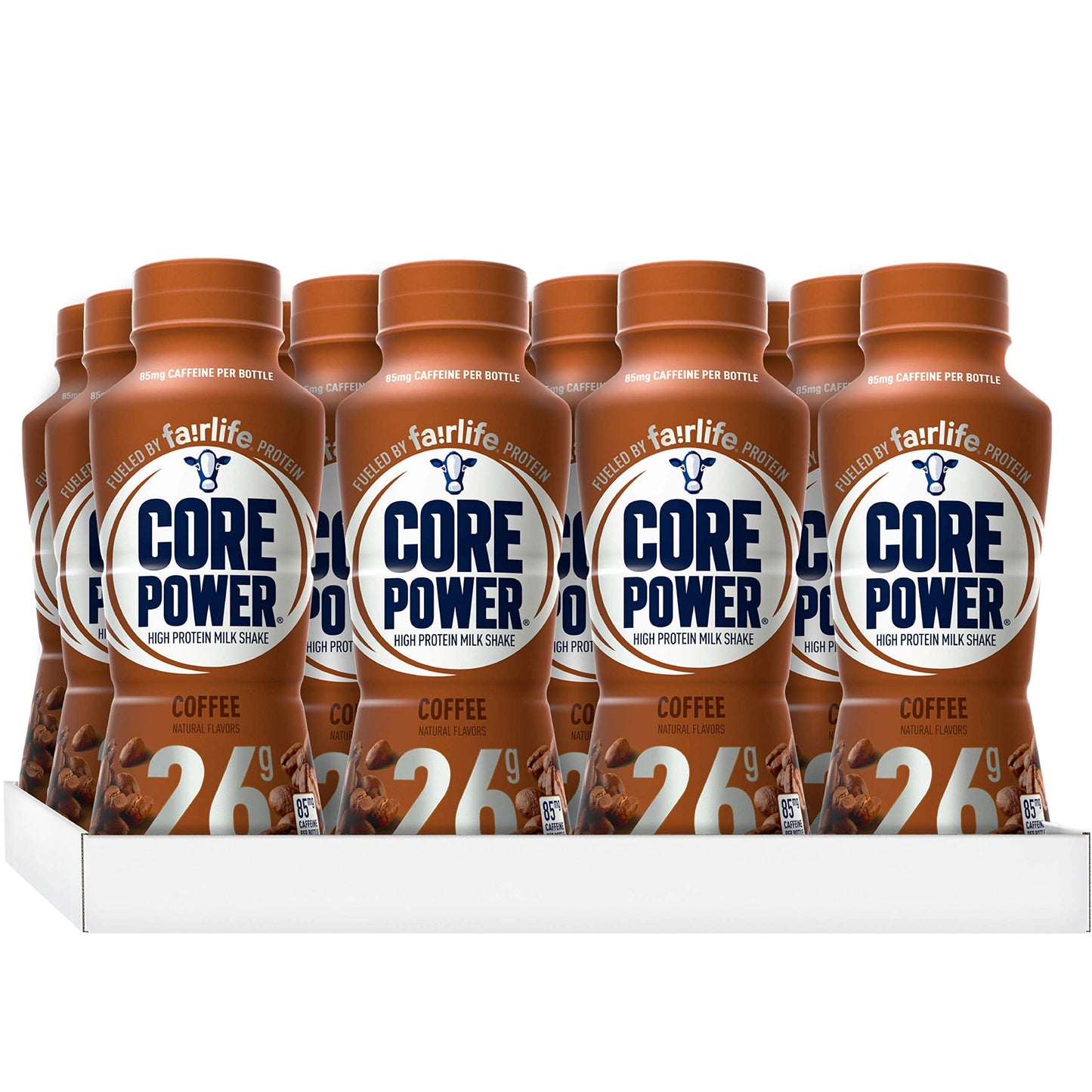 Core Power Fairlife 26g Protein Milk Shakes, Liquid Ready To Drink for Workout Recovery, Chocolate, 14 Fl Oz Bottle (Pack of 12),