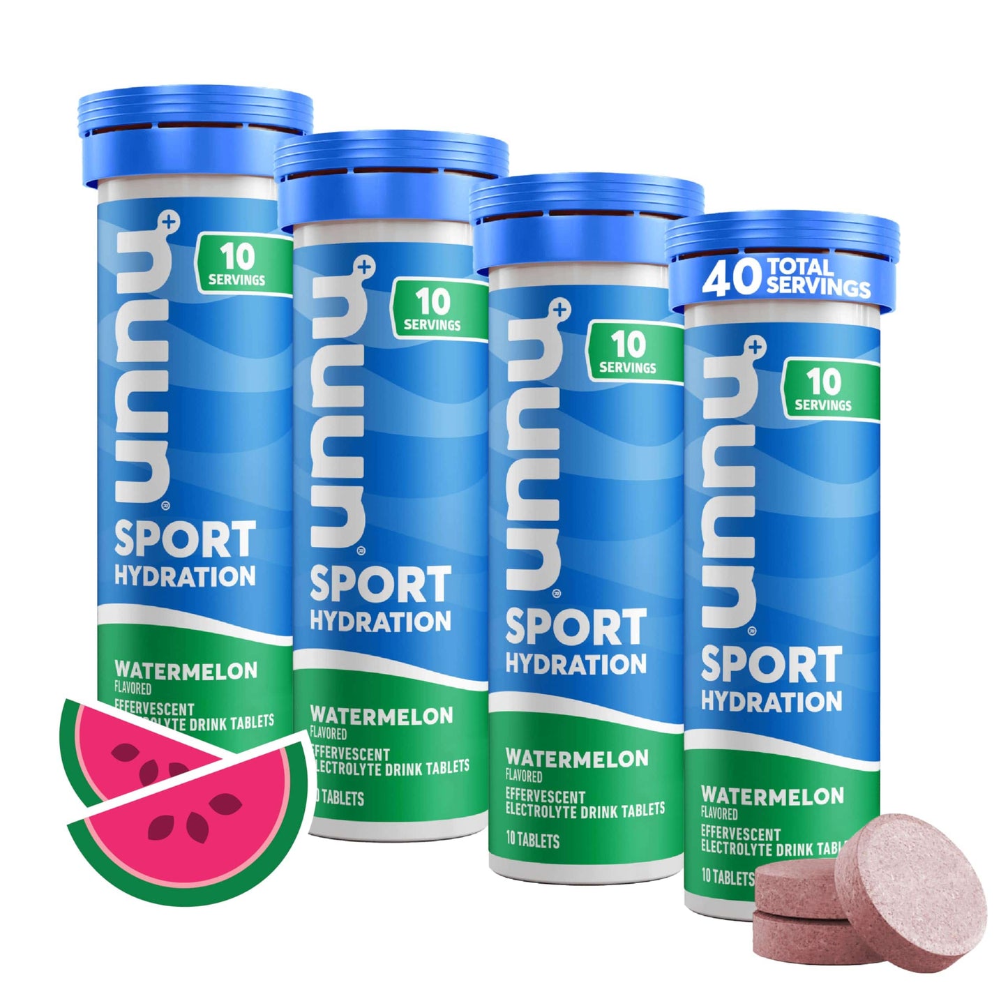 Nuun Sport Electrolyte Tablets for Proactive Hydration, Variety Pack, 6 Pack (60 Servings),