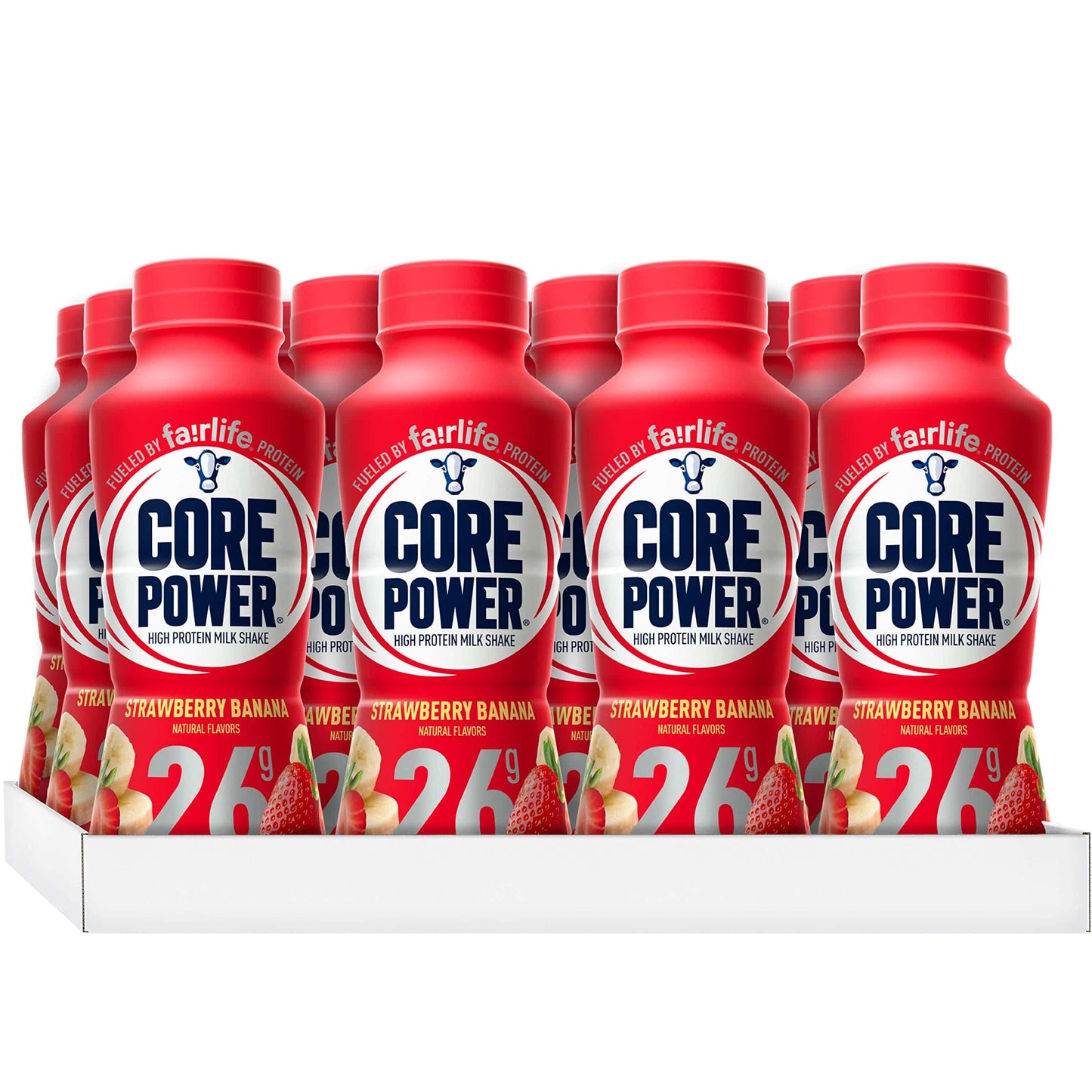 Core Power Fairlife 26g Protein Milk Shakes, Liquid Ready To Drink for Workout Recovery, Chocolate, 14 Fl Oz Bottle (Pack of 12),