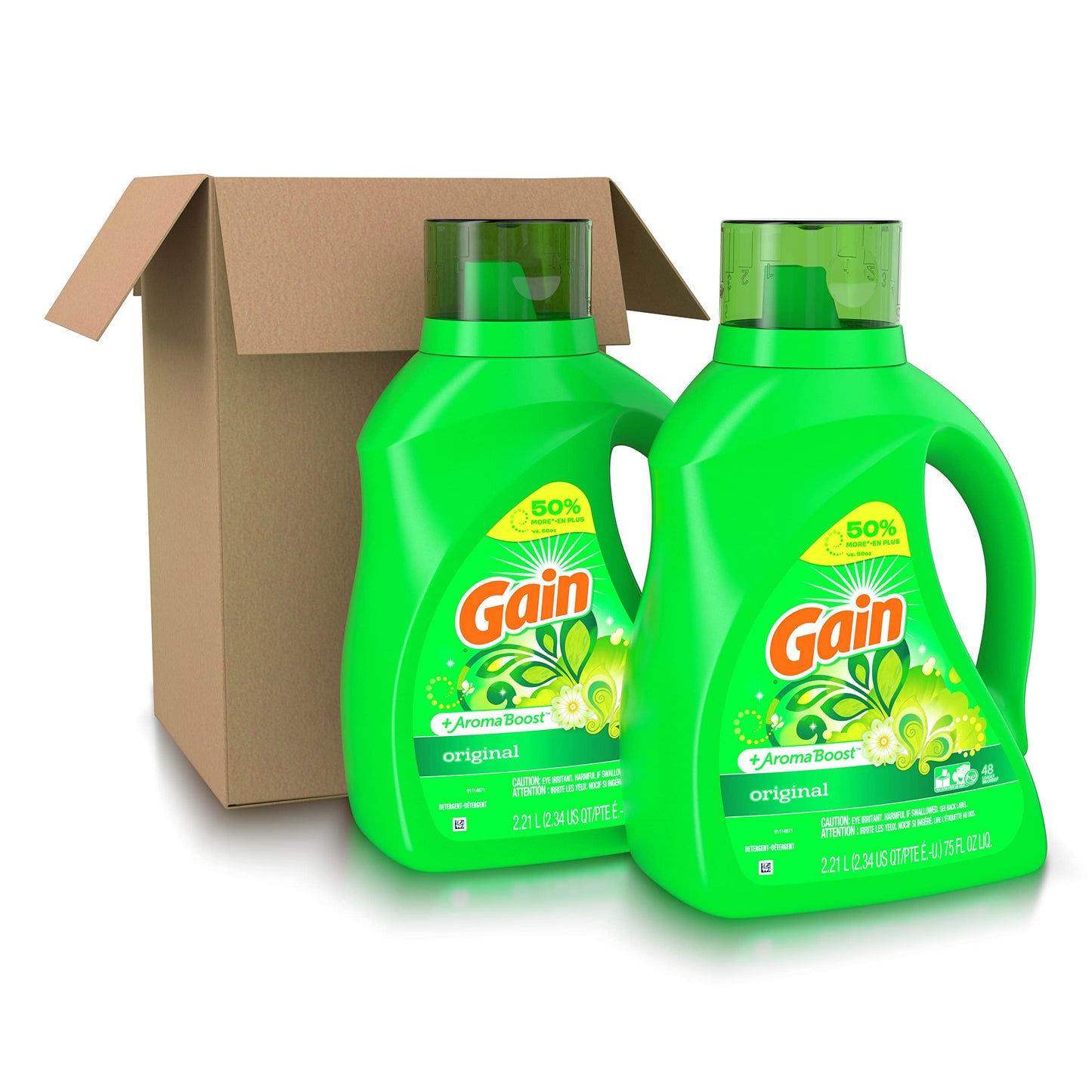 Gain + Aroma Boost Laundry Detergent Liquid, Original Scent