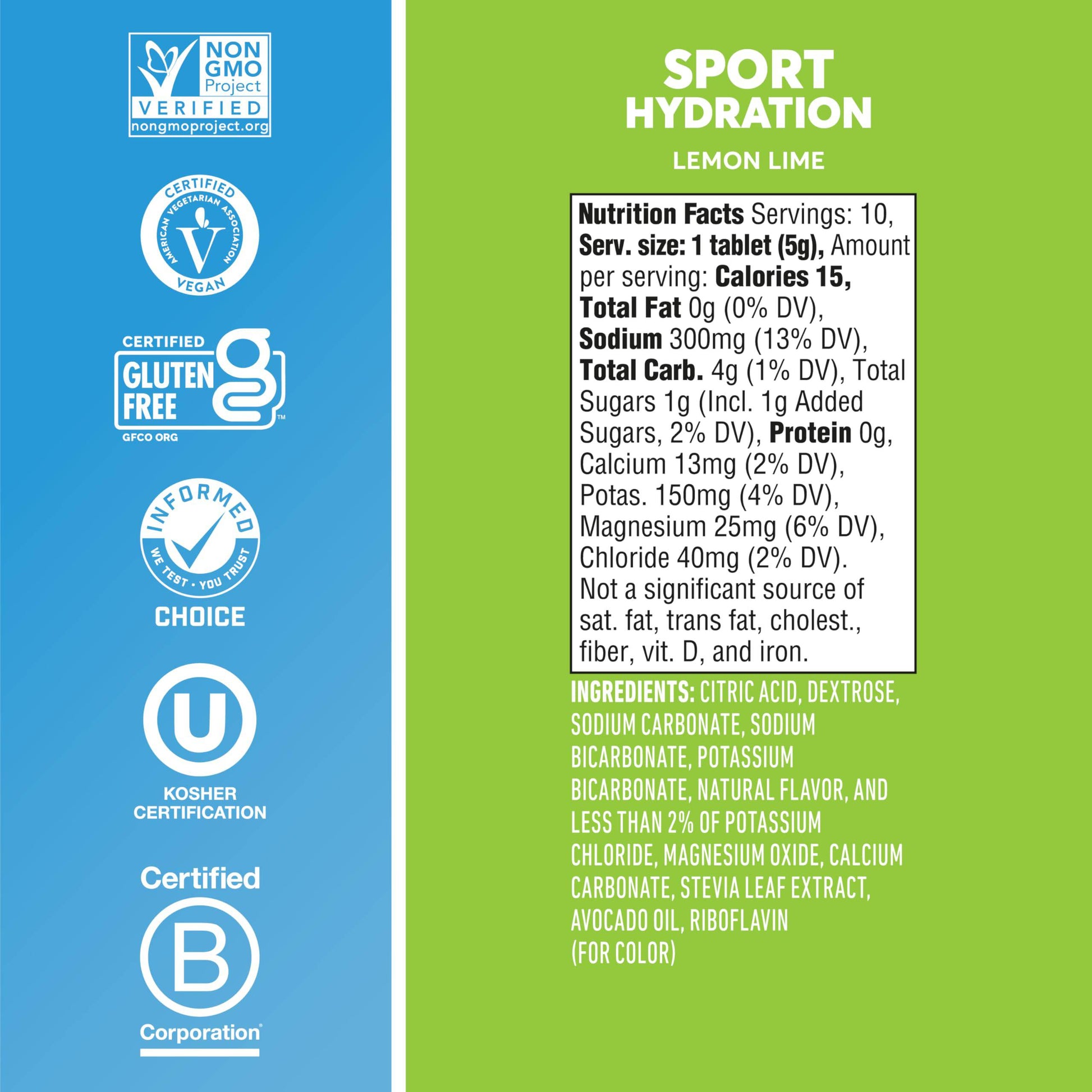 Nuun Sport Electrolyte Tablets for Proactive Hydration, Variety Pack, 6 Pack (60 Servings),