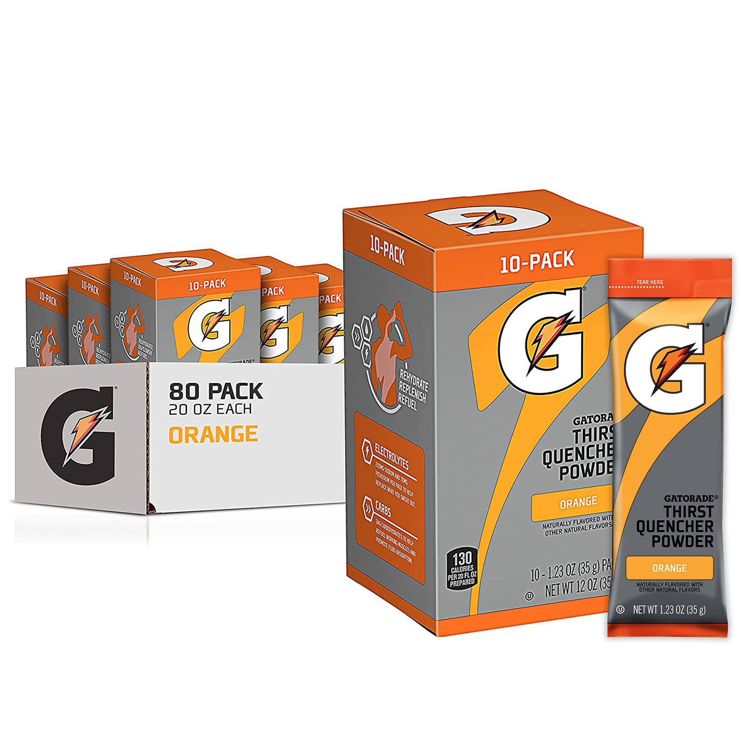 Gatorade Thirst Quencher Powder Sticks, 3 Flavor Variety Pack, (30 Pack),