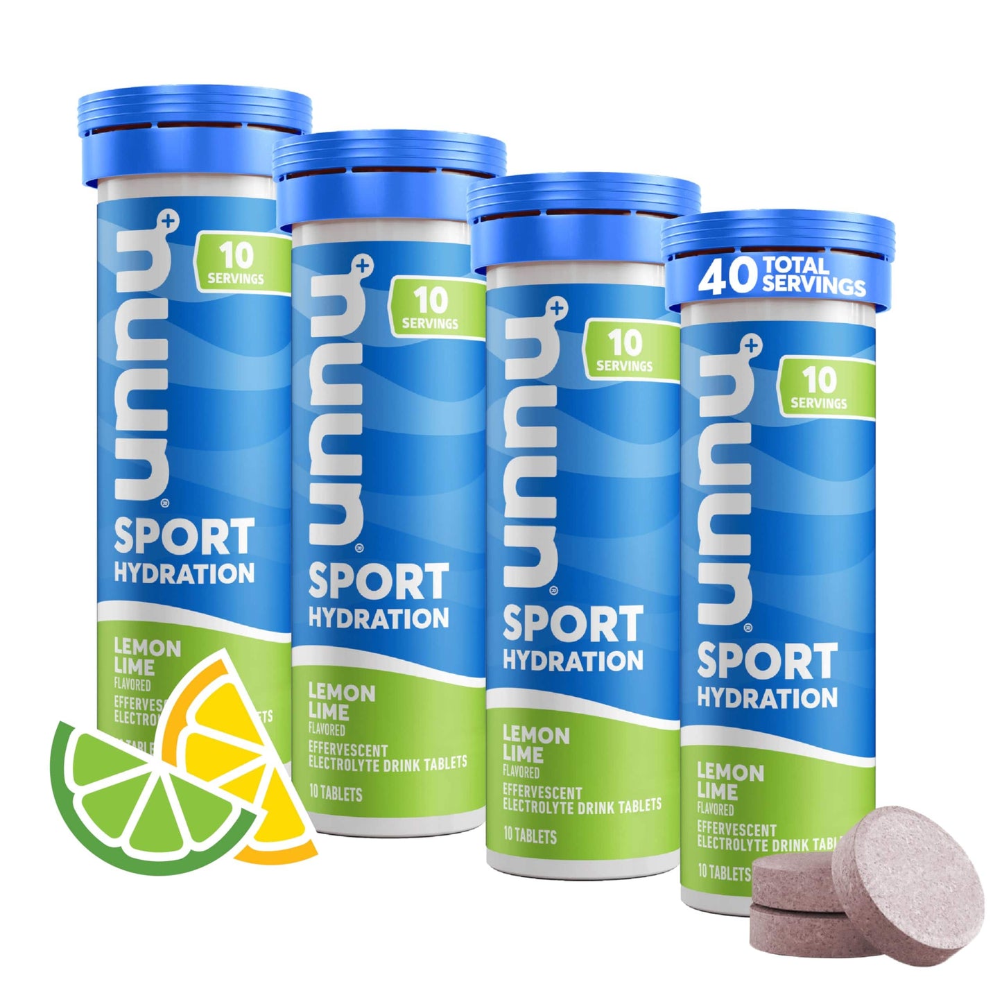 Nuun Sport Electrolyte Tablets for Proactive Hydration, Variety Pack, 6 Pack (60 Servings),