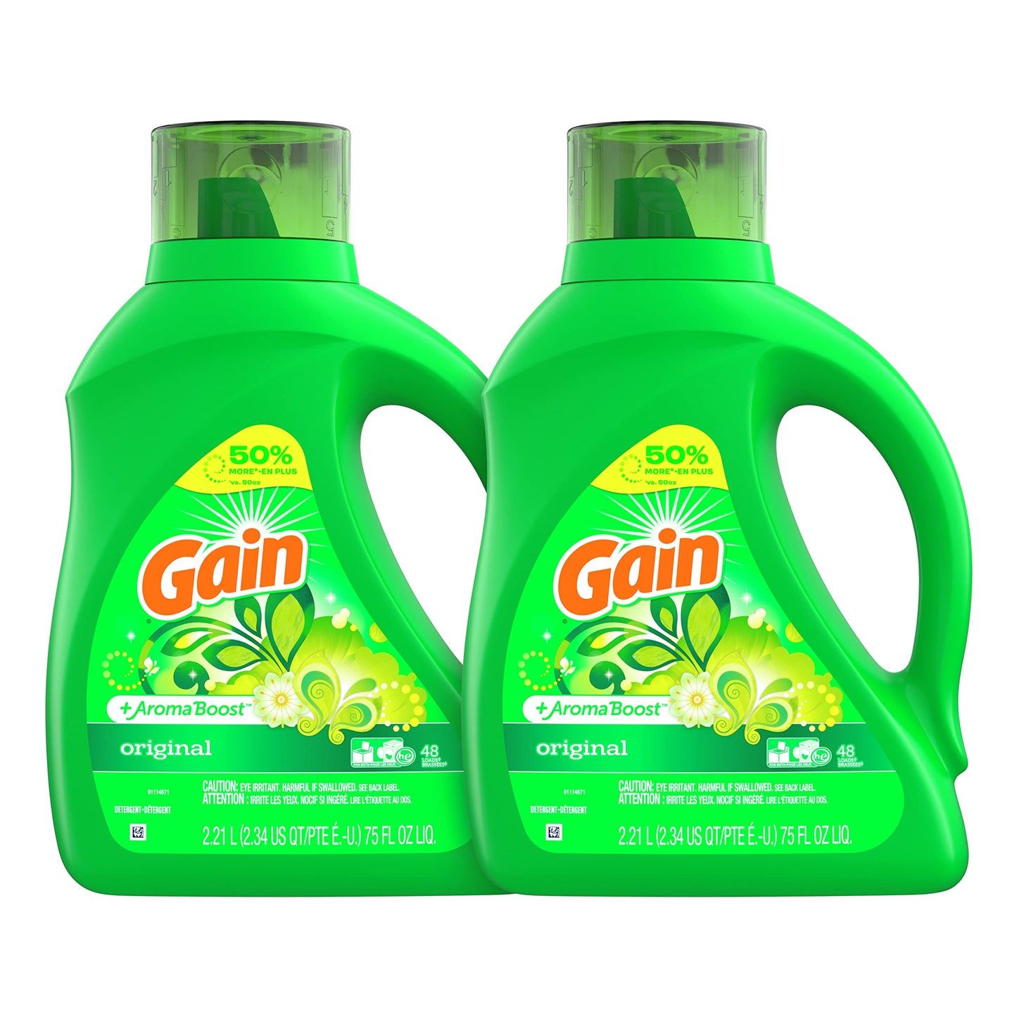 Gain + Aroma Boost Laundry Detergent Liquid, Original Scent