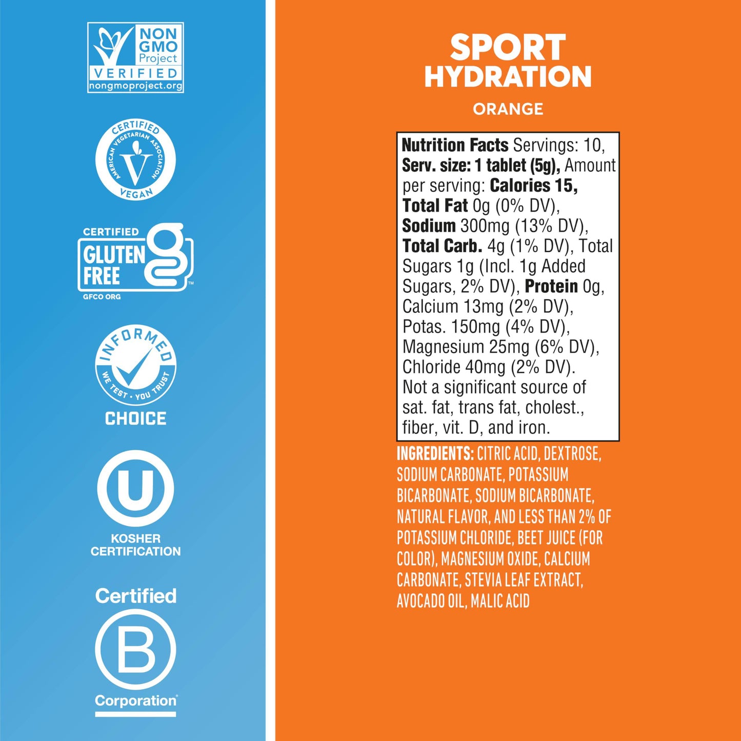 Nuun Sport Electrolyte Tablets for Proactive Hydration, Variety Pack, 6 Pack (60 Servings),