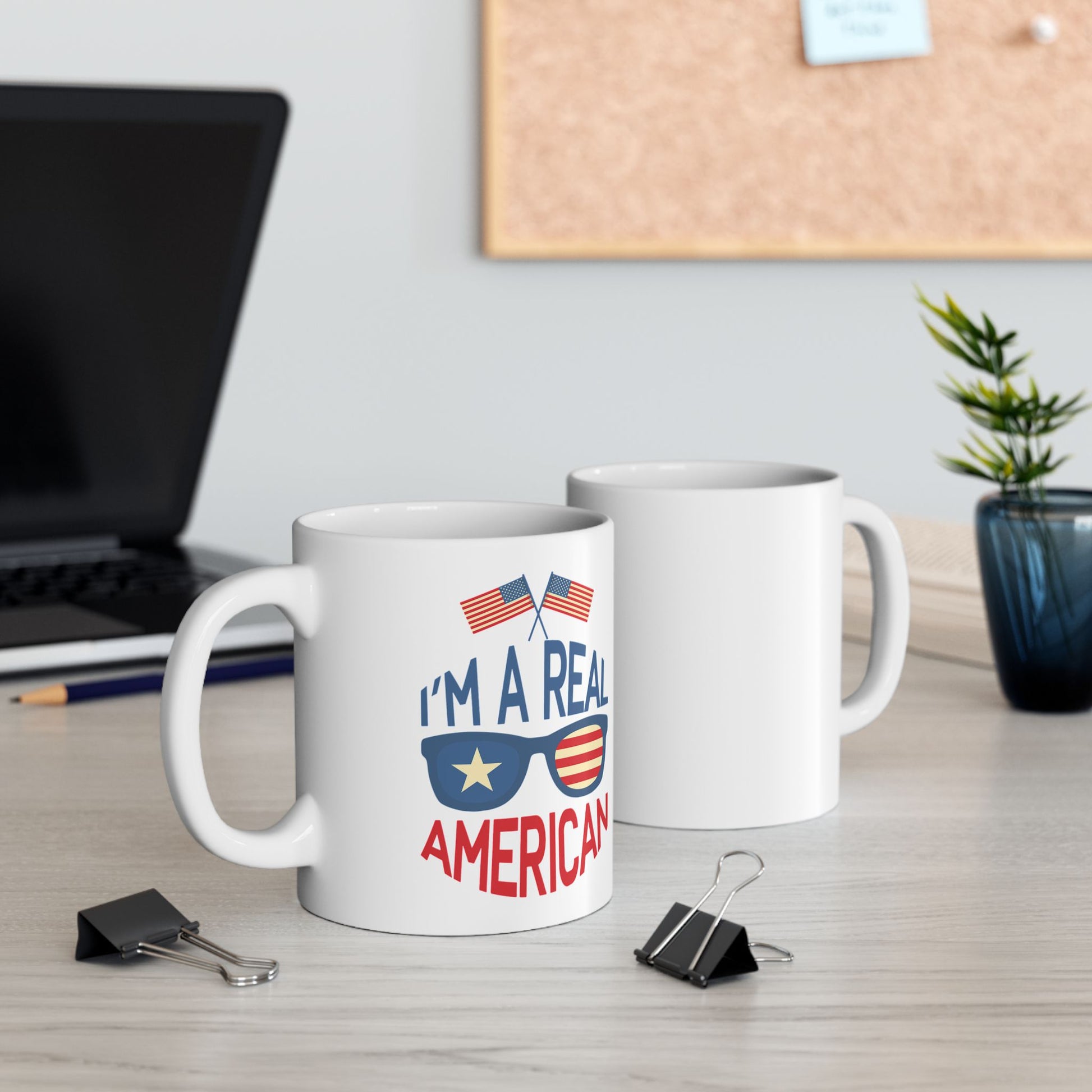 I'm A Real American Ceramic Mug, (11oz, 15oz),Mug