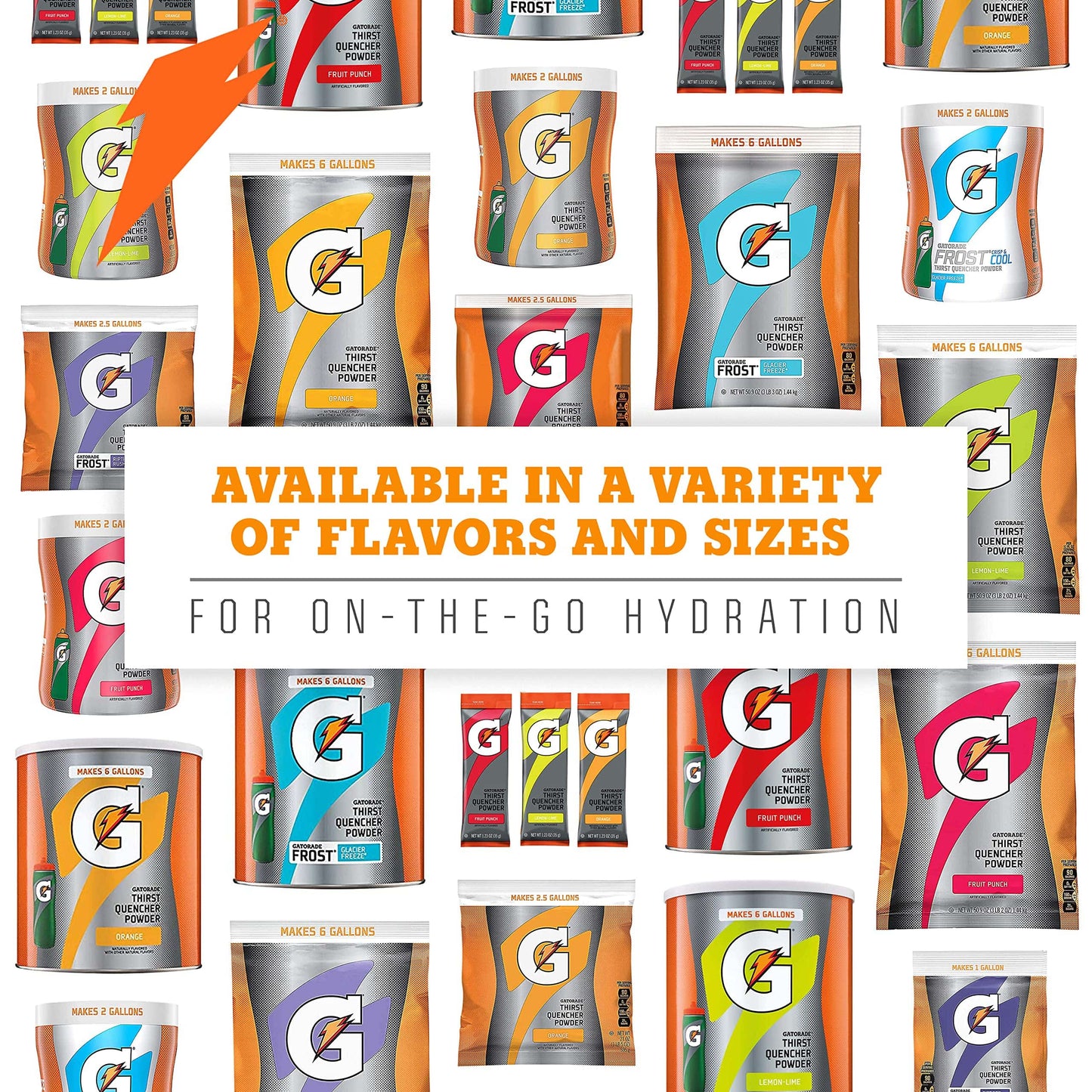 Gatorade Thirst Quencher Powder Sticks, 3 Flavor Variety Pack, (30 Pack),