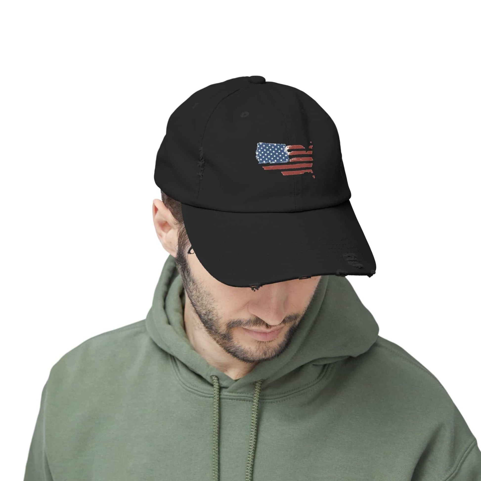 America Distressed Cap 