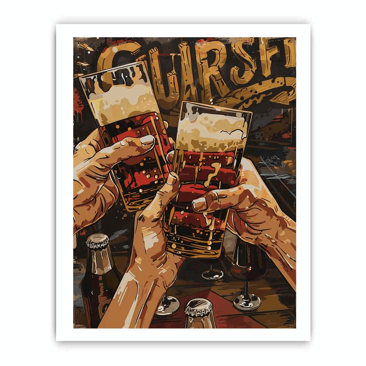Cheers Framed Framed Print 