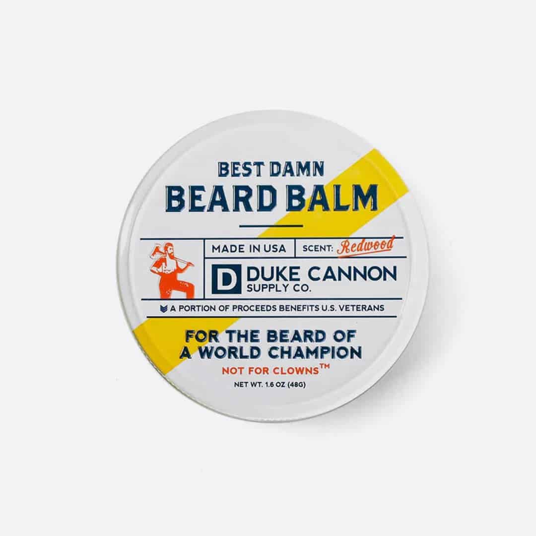 Duke Cannon Best Damn Beard Balm Redwood 