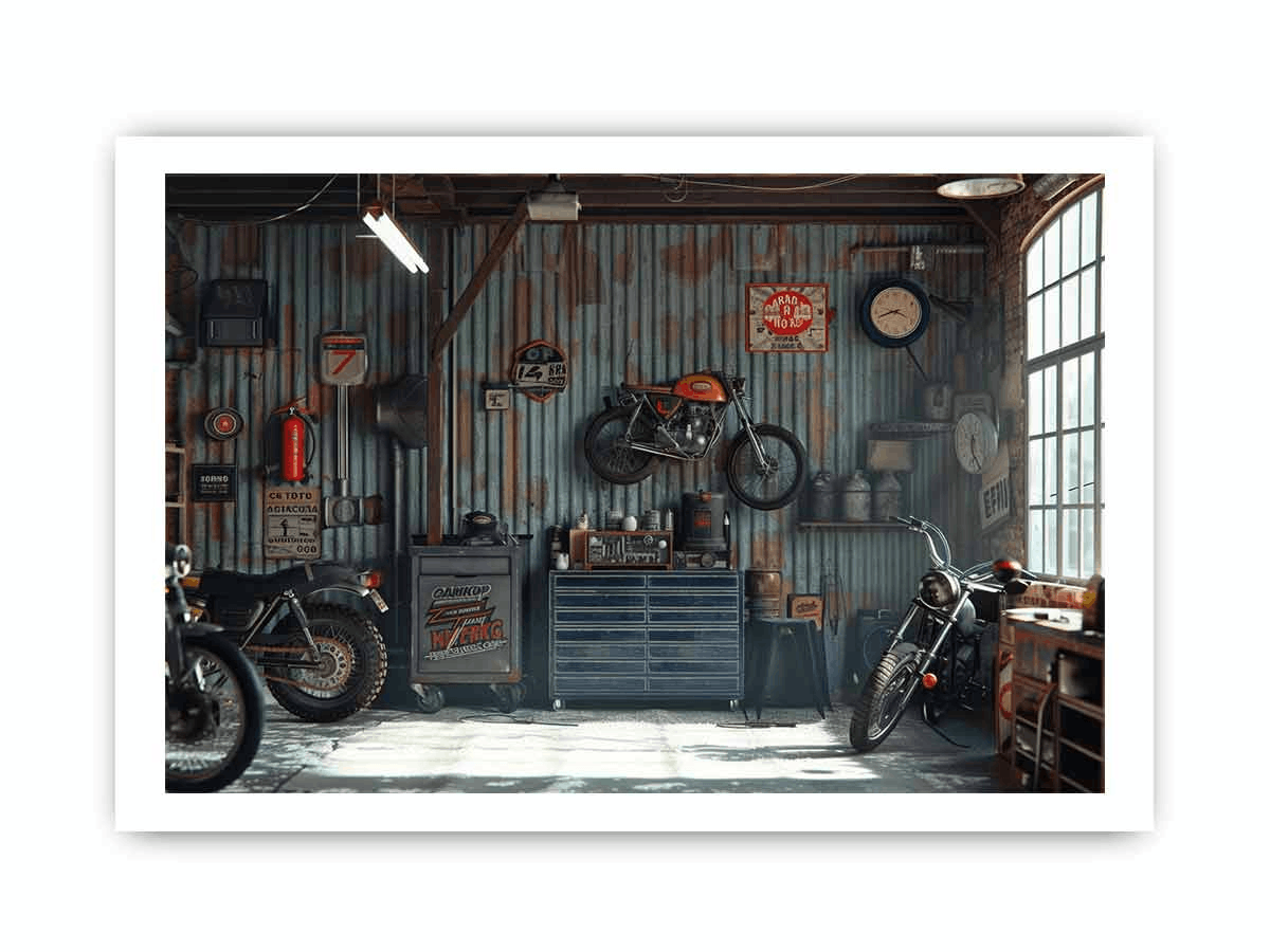 Garage Framed Print 