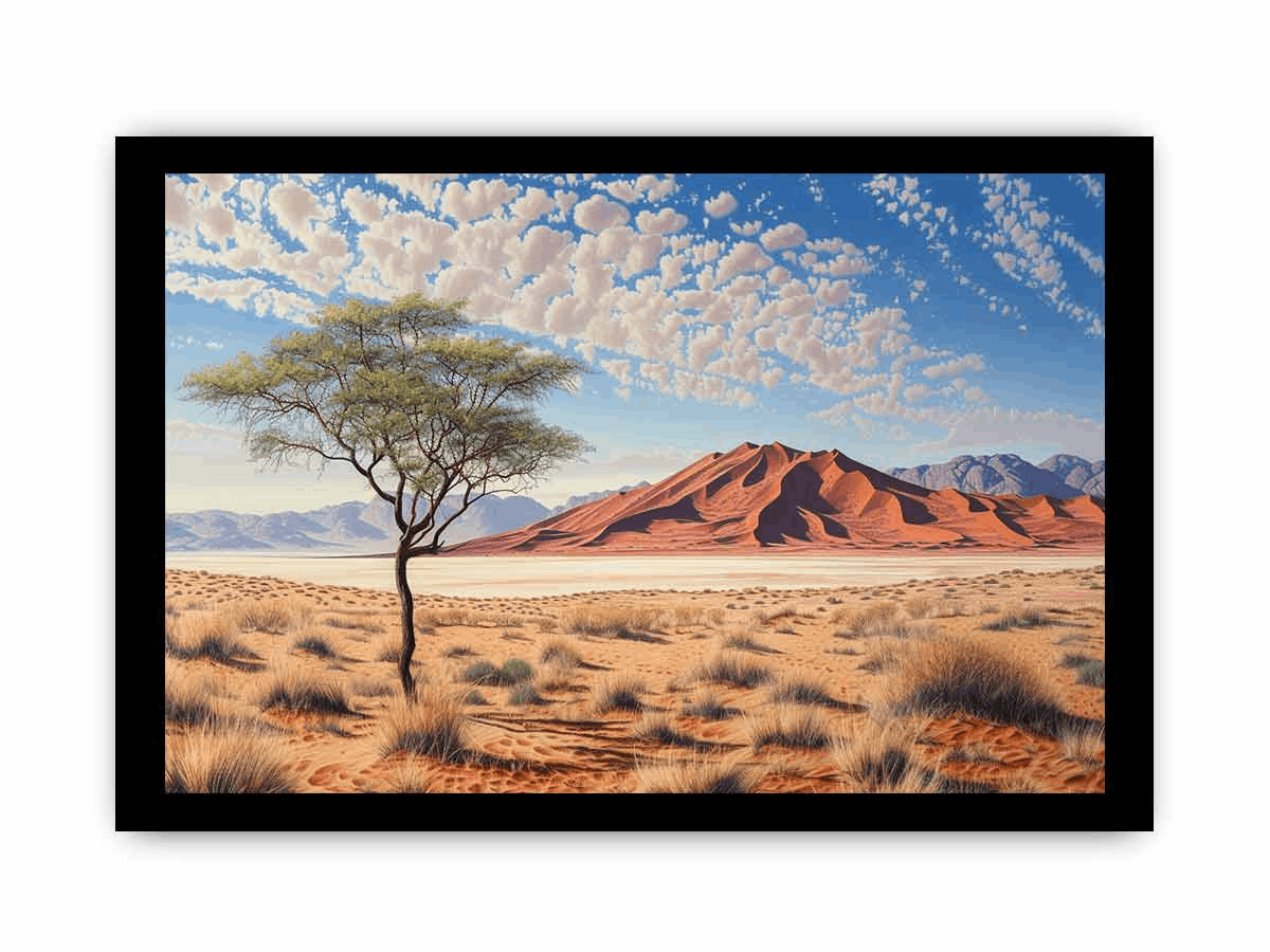 Stunning Two Piece Desert Art 