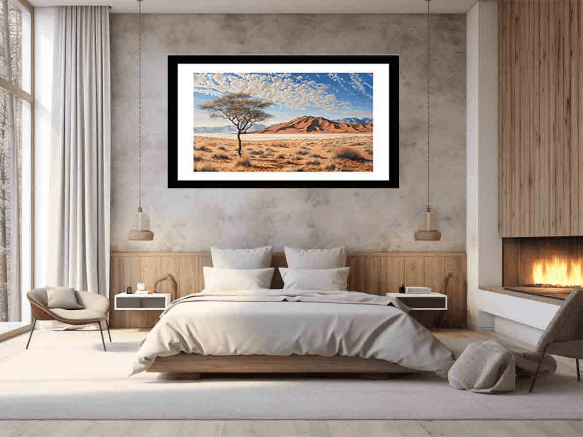 Stunning Two Piece Desert Art 